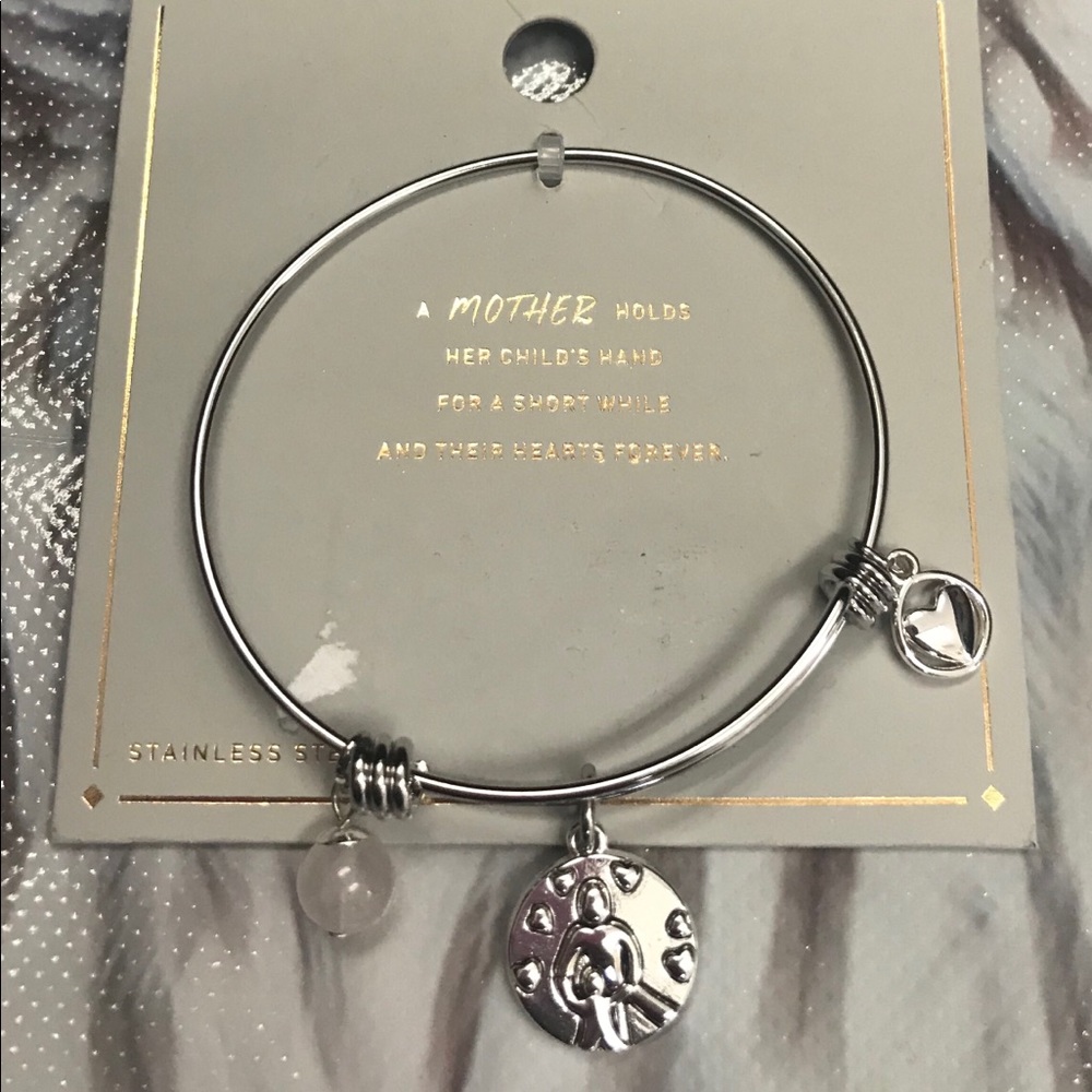 🦉Mother Child Expandable Charm Bangle Bracelet